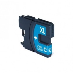 Non-OEM Cyan Ink Cartridge for Brother LC1100C
