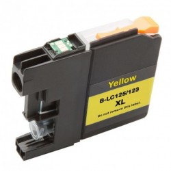 Non-OEM Yellow Ink Cartridge for Brother LC123Y