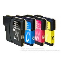 Compatible BROTHER LC1100 Multipack (4 Colours)