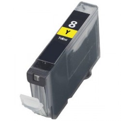 Non-OEM Yellow Ink Cartridge for CANON CLI-8Y