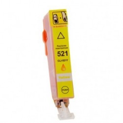 Non-OEM Yellow Ink Cartridge for CANON CLI-521Y