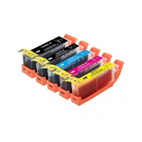 Full Colour Set of Non-OEM Ink Cartridges for CANON PGI-550/CLI-551