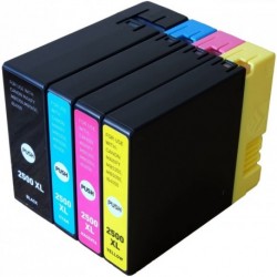 Full Colour Set of Non-OEM Ink Cartridges for CANON PGI-2500