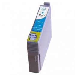 Compatible EPSON T0712 Cyan Ink Cartridge