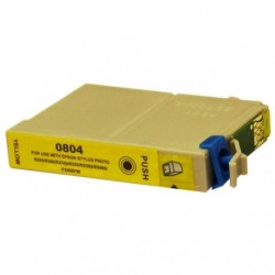 Compatible EPSON T0804 Yellow Ink Cartridge