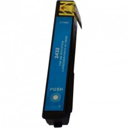 Compatible EPSON T2432 Cyan Ink Cartridge