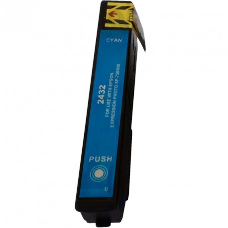 Compatible EPSON T2432 Cyan Ink Cartridge