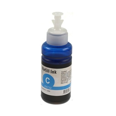 Compatible EPSON T6732 Cyan Ink Refill Bottle