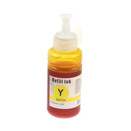 Compatible EPSON T6734 Yellow Ink Refill Bottle