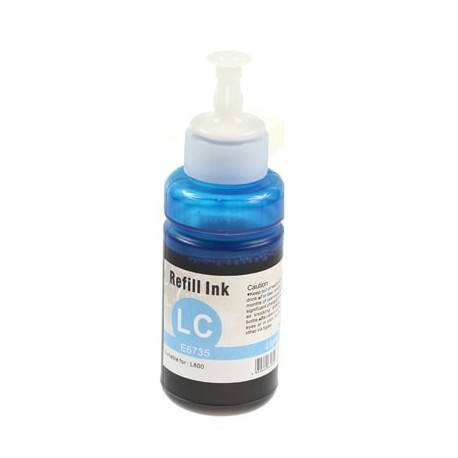 Compatible EPSON T6735 Light Cyan Ink Refill Bottle