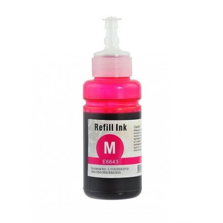 Compatible EPSON T6643 Magenta Ink Refill Bottle