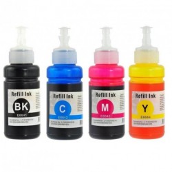 Full Set of Non-OEM Ink Bottles for EPSON T6641-T6644