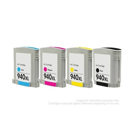 Full Set of Non-OEM Ink Cartridges for HP 940XL