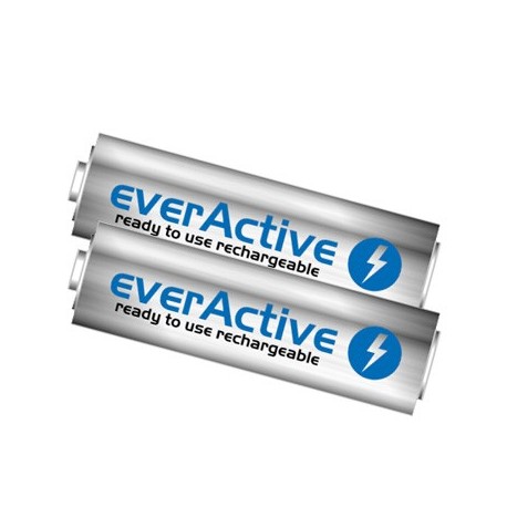 2 x Rechargeable Batteries EVERACTIVE AA (1900mAh)