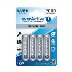 4 x Rechargeable Batteries EVERACTIVE AA (1900mAh)