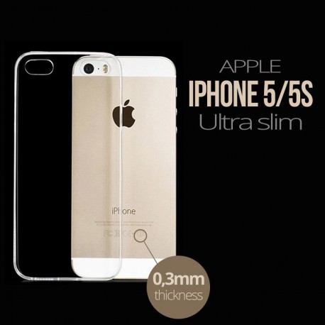 Ultra Slim Transparent Phone Cover for iPhone 5 / 5s / 5se