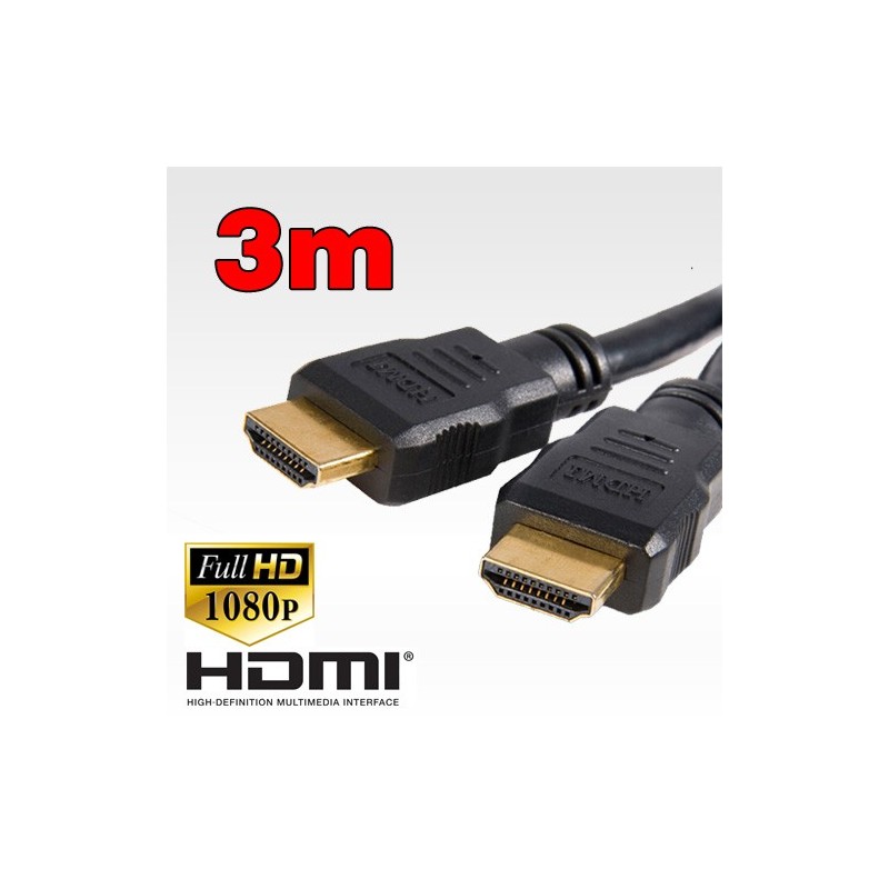 3m Premium HDMI Goldplated Cable