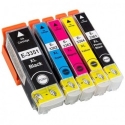 Full Set of Non-OEM Ink Cartridges for EPSON T3351-T3364
