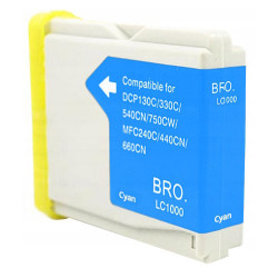 Compatible BROTHER LC1000C Cyan Ink Cartridge