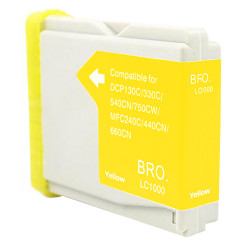 Compatible BROTHER LC1000Y Yellow Ink Cartridge