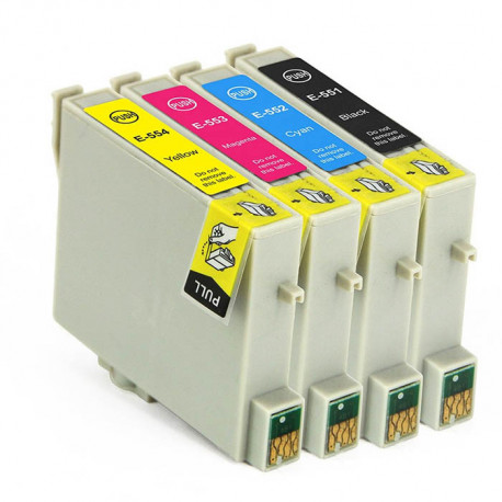 Compatible EPSON T0551-T0554 4-Colour Multipack