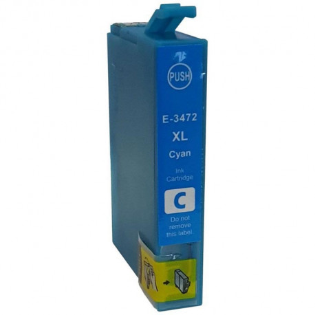 Compatible EPSON T3472 Cyan Ink Cartridge