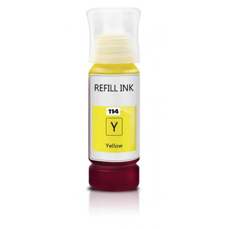 Compatible EPSON 114 Yellow Ink Bottle