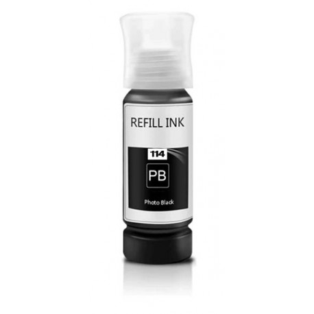 Compatible EPSON 114 Photo Black Ink Bottle