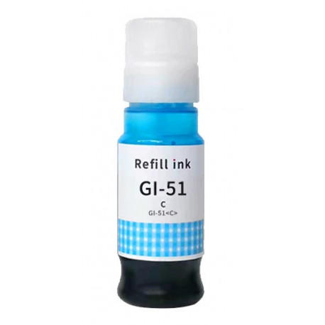 Compatible CANON GI-51 Cyan Ink Bottle