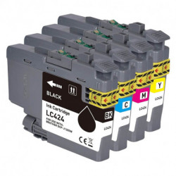 Compatible BROTHER LC424 4-Colour Multipack