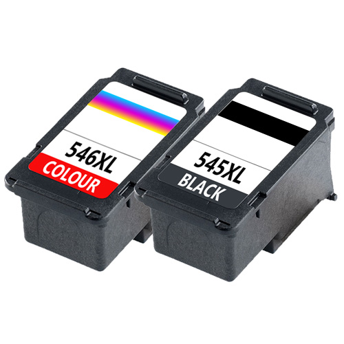 1 BLACK + 1 COLOUR nonOEM Inks for CANON MX495 TR4550 TS205 TS305